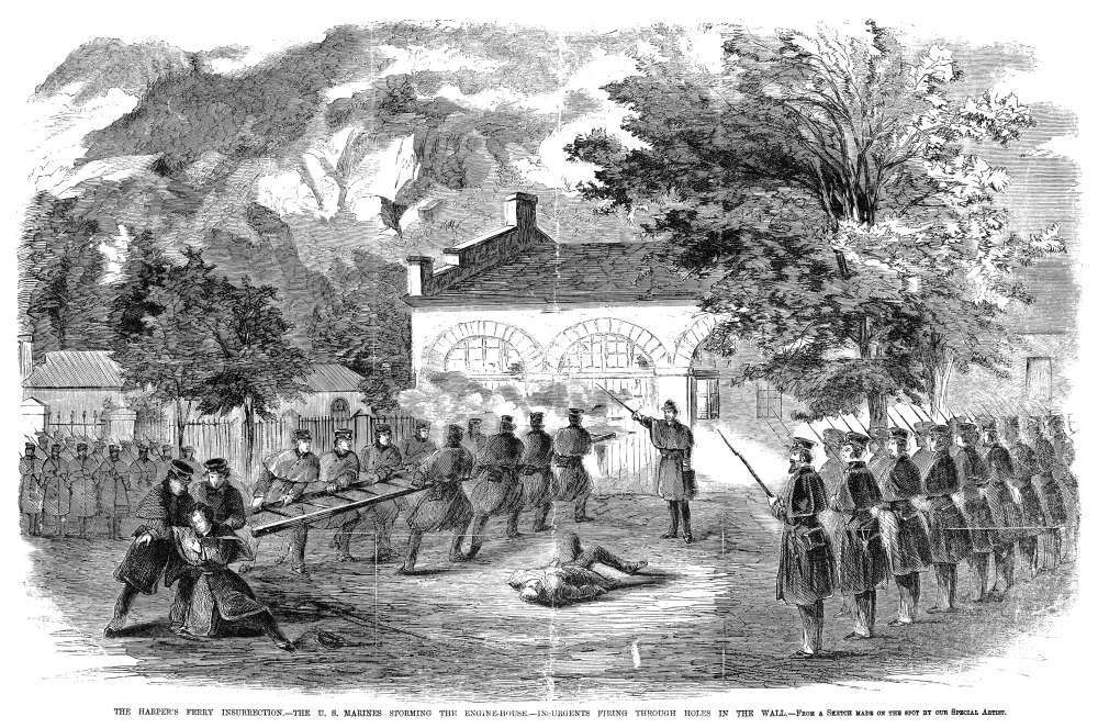 HarperS Ferry 1859 Nunited States Marines Under The Command Of Colonel