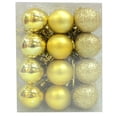 thumbnail image 1 of Juego de bolas de Navidad Colgante de Navidad Bolas decorativas Árbol de Navidad MABOTO Dorado, 1 of 7