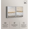 thumbnail image 2 of Cracked Earth Serenity Canvas Print Abstract Wall Decor Set by Art Remedy, White Frame, 24 x 36, 2 of 6