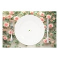 thumbnail image 2 of Ryvnso Placemats Set of 4 3d Flower Roses Dining Mats Heat-Resistant Non-Slip Washable Table Mat, 2 of 8