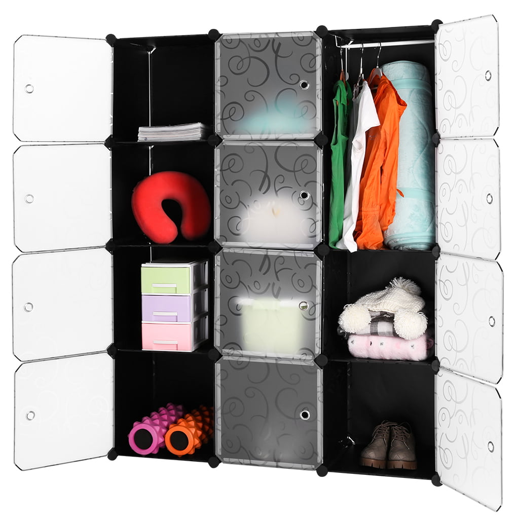 Kids Toys Plastic Closet Folding Wardrobe Organisers Cubes Storage for Clothes 