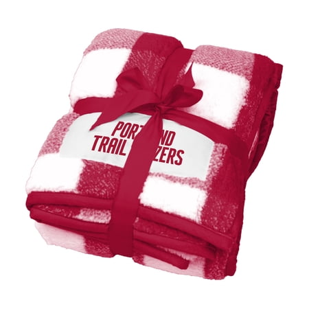 Portland Trail Blazers 50 x 60 Buffalo Check Frost Fleece Blanket