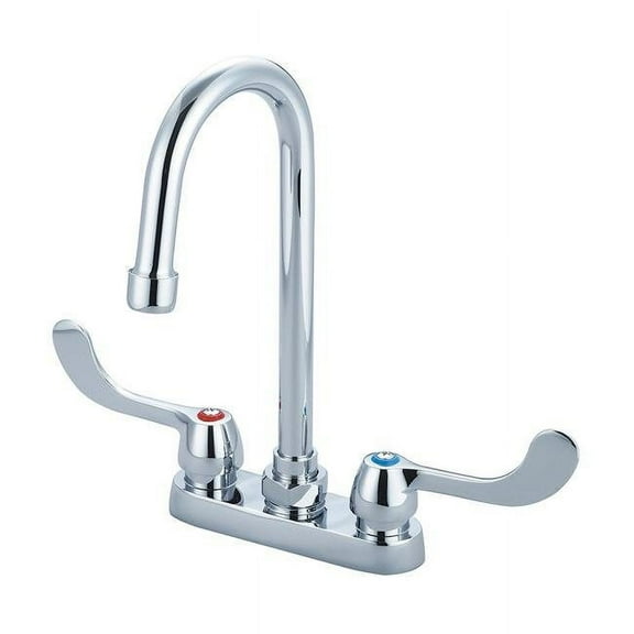 Central Brass 80084-ELS17 1.5 GPM Two Handle Cast Brass Bar & Laundry Faucet - Polished Chrome