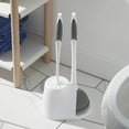 thumbnail image 2 of 1 Set Toilet Bowl Brush & Plunger Combo Set with Storage Caddy - Toilet Plunger for Bathroom, Bathroom Organizers & Storage, Bathroom Accessories, Toilet Unclogger, Long Handled Toilet Brush, 2 of 9