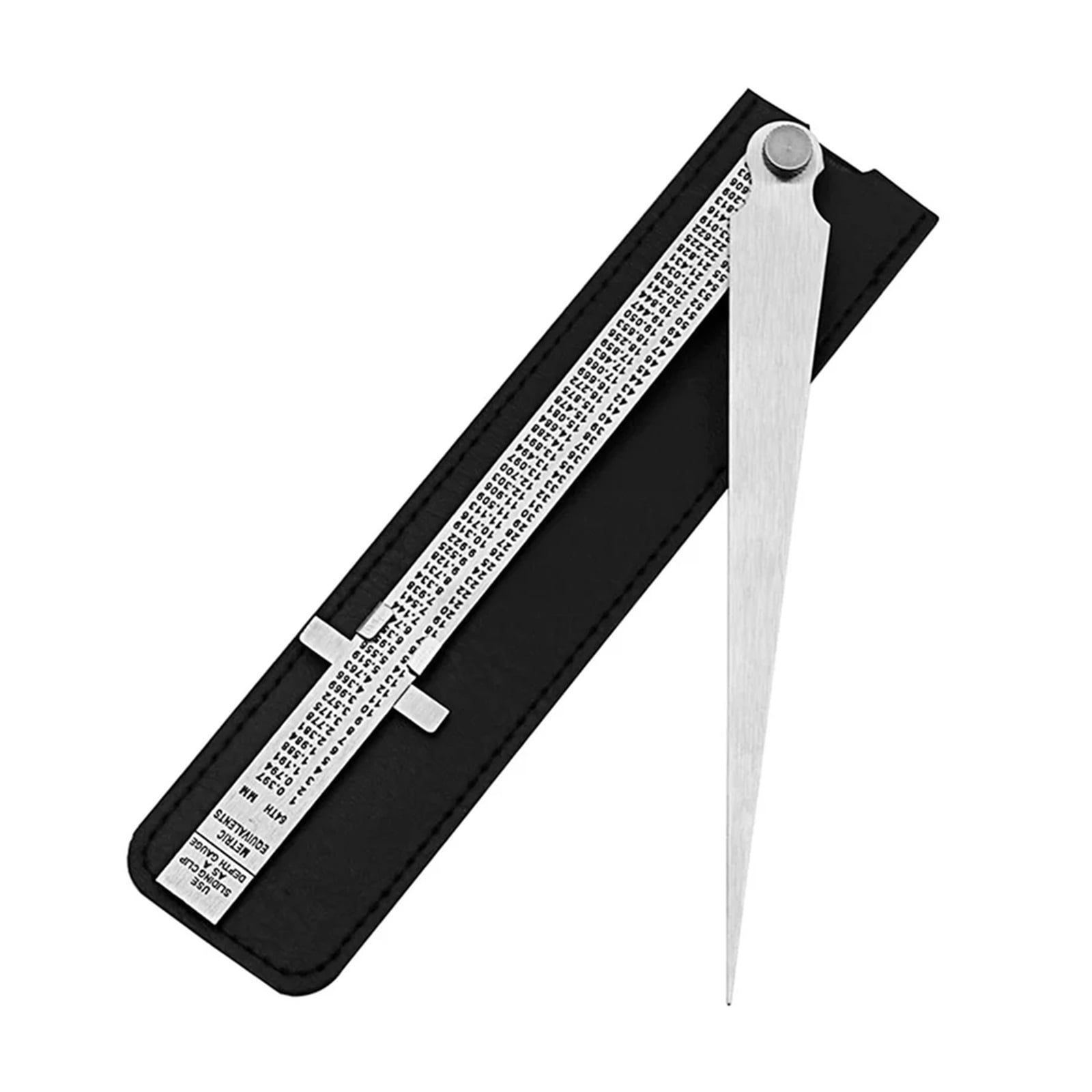 Wedge Taper Ruler Stainless Steel Welding Taper Feeler Gauge Depth Ruler Hole Inspection For Measurement Tool ,Corrosion-Resistant