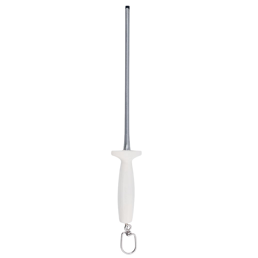 Dexter Russell DDS-10S-PCP SANI-SAFEÂ® 10" Diamond Sharpener w/ Polypropylene White Handle