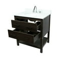thumbnail image 4 of Bellaterra Home 808130-25-CO 25" Vanity In Gray Pine Top w/ Quartz & Oval Sink, 4 of 8