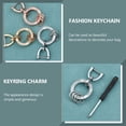 thumbnail image 4 of MERRYHAPY 2Pcs Keychain Charm Pendant Bling Key Chain Rings Decorative and Practical, 4 of 8