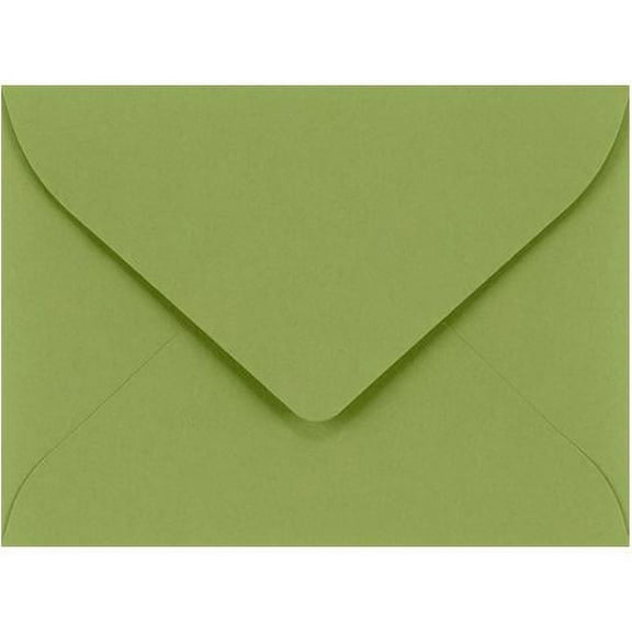 LUXPaper #17 Mini Envelopes, 70 lb. Avocado Green, 2 11/16 x 3 11/16 , 250 Pack