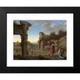 thumbnail image 2 of Cornelis Van Poelenburch 18x15 Black Modern Framed Museum Art Print Titled - The Prophet Elijah and the Widow of Zarephath (C. 1630), 2 of 5