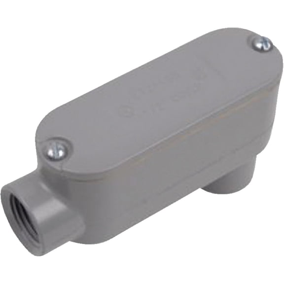 Halex 58615 1.5 in. Threaded Oval Conduit Body