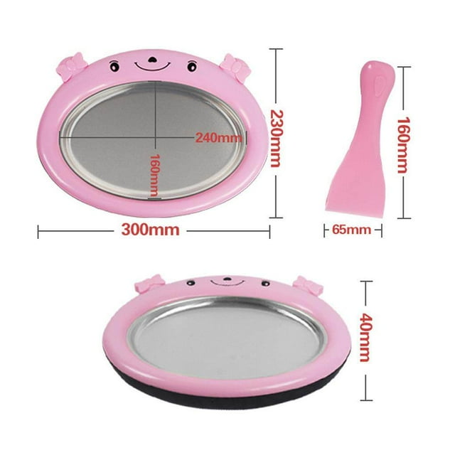 kurtrusly Fried Ice DIY Ice Cream Maker For Children Household Fried Yogurt Machine Mini Ice Cream Popsicle Mold Cone Tools