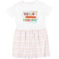 thumbnail image 3 of Inktastic Hello Preschool 1st Day of School Girls Toddler Dress, 3 of 5