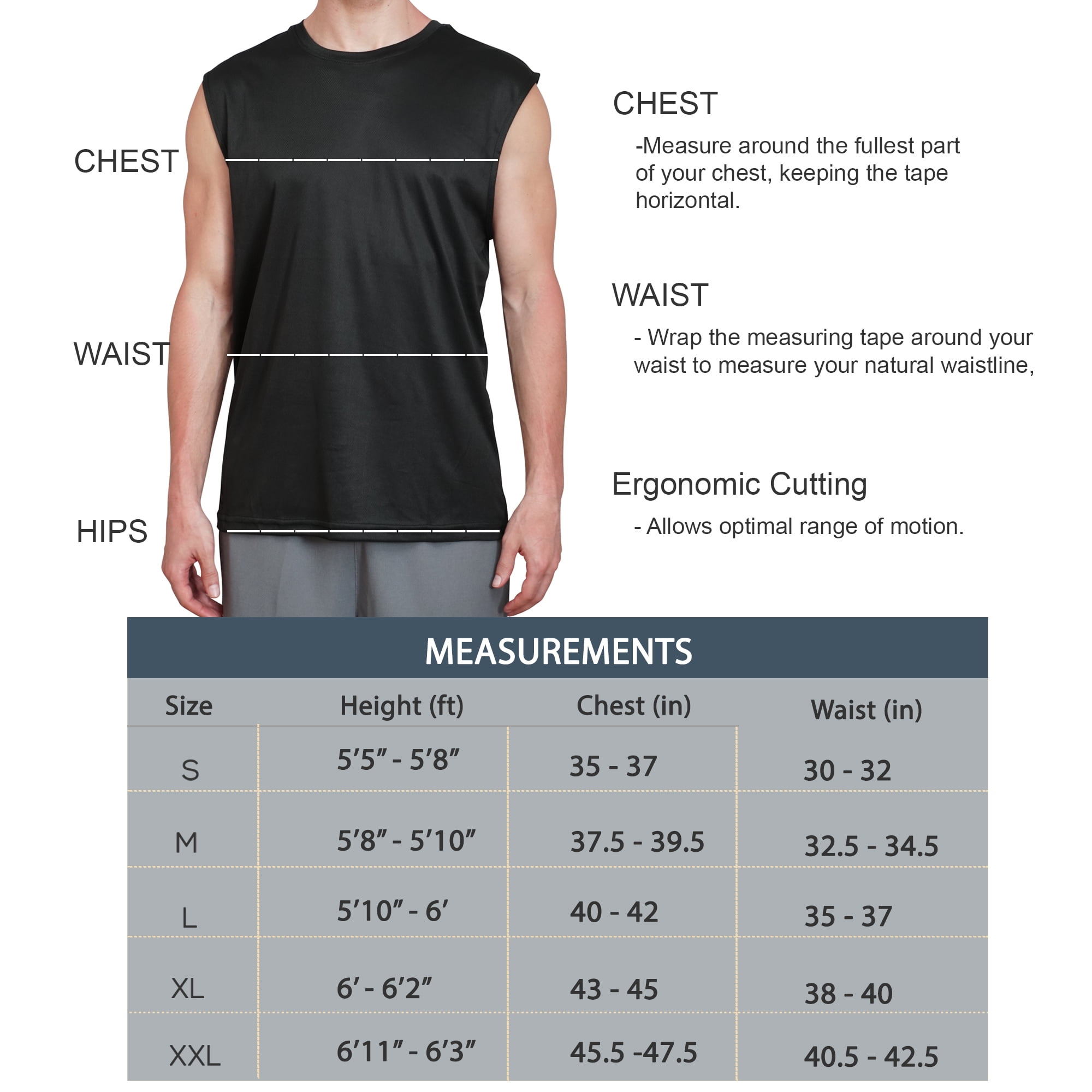 Real Essentials 5 Pack: Men's Mesh Active Athletic Tech Tank Top - Workout & Training Activewear (Available In Big & Tall), Set 2, 5X