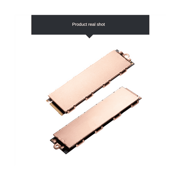 Symkmb Copper M.2 SSD Heat Sink Radiator with Silicone Thermal Pad M.2