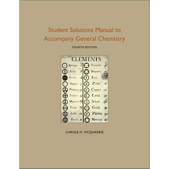Student Solutions Manual to Accompany General Chemistry (Paperback)