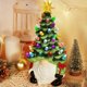 thumbnail image 5 of 2X Decoraciones NavideñAs: ÁRbol de Navidad de Gnomos Iluminados de 6,2 Pulgadas con Luces Multicolores, PequeñA Mini DecoracióN NavideñA, 5 of 9
