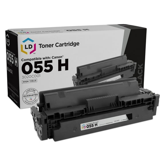 LD Products Compatible Toner Cartridge Replacement for Canon 055H Black HY Toner