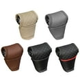 thumbnail image 4 of Car Gear Shift Cover PU Leather Shift Lever Cover Gearbox Shifter Knob Protector, 4 of 7