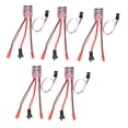 thumbnail image 2 of Controlador De Velocidad Cepillado 30A, Mini 30A Cepillado ESC Bidireccional 5 Piezas De Actualización Fácil De Instalar Interfaz JST Para Motor 130 180 260 1/16 1/24 1/18 Modelo, 2 of 7