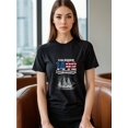 thumbnail image 4 of All Began In 1492 American Italian Christopher Columbus Gift Unisex T-Shirt Short Sleeve Crew Neck Casual Top for Spring & Summer, Lightweight Summer & Spring Tee, Machine Washable, 4 of 6