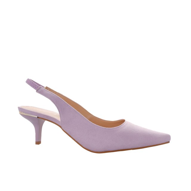 Zapatillas Cameron color lila con tacón kitten 22.0 Dorothy Gaynor Zapatillas Cameron color lila con tacón kitten 22.0