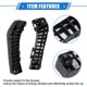 thumbnail image 4 of Soportes de parachoques Unique Bargains para Toyota Camry 2007 2008 2009 plástico duradero negro, 4 of 7