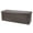 Brown+Faux Leather, variant on 45 Inches Foldable Storage Ottoman Bench, Faux Leather Storage Bench, Storage Chest Padded Seat Footrest Stool