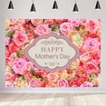 thumbnail image 2 of GOSMITH 40*50in Happy Mothers Day Photography Backdrop Mother's Day Flowers Wall Photography Backdrop Pink Flower Wall Backdrop Mothers Day Backdrop Mothers Day Decorations for Party, 2 of 5