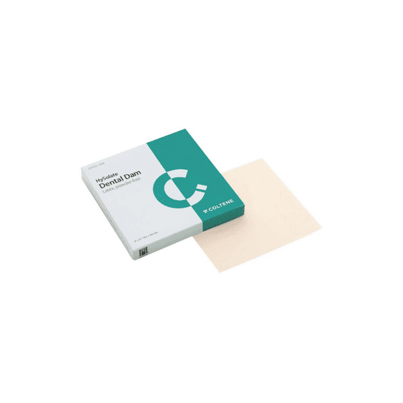 Coltene Whaledent 60034440 HySolate Latex Dental Dam 6 X 6 Assorted Medium 360/Pk