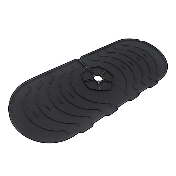 Almohadilla de grifo Alfombrilla para grifo, accesorios, deflector, almohadilla de drenaje resistente al agua, protección de drenaje ajustable, alfombrilla de secado con