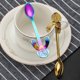 thumbnail image 2 of 5pc Set Dog Long Handle Spoons Flatware Coffee Drinking Tools Kitchen Gadget (Multicolor) Handle hanging puppy coffee spoon, 2 of 5