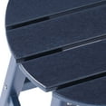 thumbnail image 5 of Costaelm Paradise 24" HDPE Round Outdoor Patio Counter Height Bar Stool, Navy Blue, 5 of 8