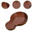 thumbnail image 6 of Bothyi Reptile Bathing Dish Pool Decorative for Pet Supplies Tortoises Semi Aquatic brownish red, 6 of 8