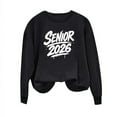 thumbnail image 5 of Uootdi Senior Class of 2026 Graduation Sweatshirt for Women Oversized Crewneck Long Sleeve Shirt Pullover Teen Clothes Gift Loo se Pullover Tops, 5 of 5