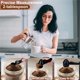thumbnail image 3 of 2 pack Coffee Scoop & Funnel for Reusable Cup Refillable Coffee Pods: 2 Tablespoon Coffee Measuring Scoop - Easy Slide Scoop for Ground Coffee, Protein Powder, Tea without Spilling, 3 of 5