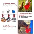 thumbnail image 5 of Vasos de agua para pollo, bebedero para pollo, alimentador de agua para pollo, rosca de 3/8 de pulgada, bebedero de llenado automático, bebedero para aves de corral, comedero para pollo, pato, pavo, conejito Sailing Electrónica, 5 of 5