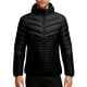 thumbnail image 4 of Ceisia Men's Winter Warm Stand Collar Zipper Cardigan with Pockets Windproof Water Gift Repellent Lightweight Puffer Jacket, 4 of 8