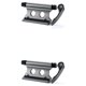 thumbnail image 2 of Yuarrent Horquilla delantera Universal para bicicleta, abrazadera fija, horquillas para bicicletas de carretera, sujetador de soporte para techo Gris plateado 2piezas, 2 of 6