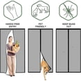 thumbnail image 3 of 2026 THICKENED Mosquito Net Magnetic Door 80x220cm Very Dense Mesh Mosquito Net Magnetic Door Fly Curtain Insect Repellent, Black, 3 of 5