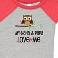 thumbnail image 4 of Inktastic Nana and Papa Love Me Baby Girl Girls Baby Bodysuit, 4 of 5