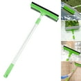 thumbnail image 3 of sunsanly Window Cleaner with Retractable Handle Glass Doors Mirrors Natural Rubber Scraper Adjustable Length Window Wiper, 3 of 7