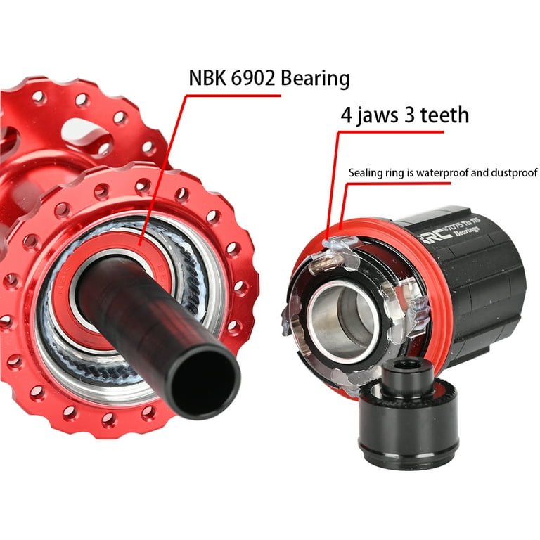 ARC Bicycle Hub MTB Hub 32 28 36Holes Bike NBK Bearing Hub Aluminum Alloy Cube Mountain Bike Hub Bicycle Wheel Hub 8 12V TH390 Walmart