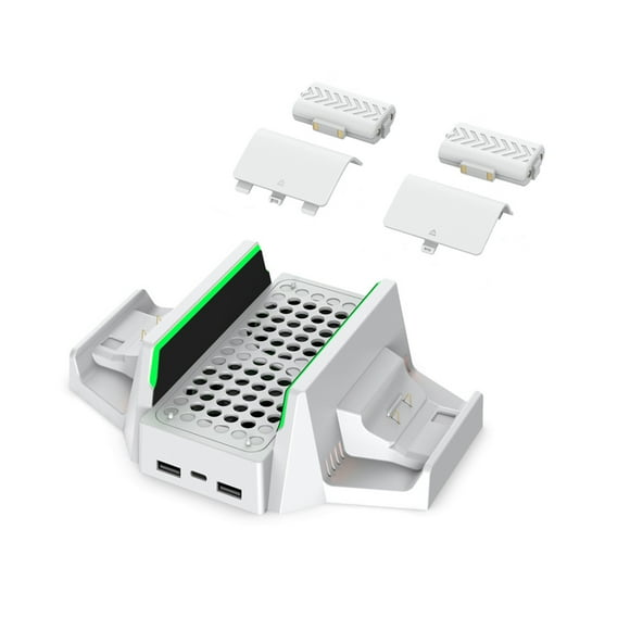 Base Estación de Carga multifuncional Store Line Doble y 2 baterías recargables Compatible con Xbox Series S