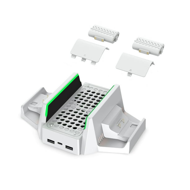 Base Estación de Carga multifuncional Store Line Doble y 2 baterías recargables Compatible con Xbox Series S