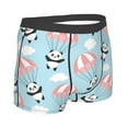 thumbnail image 3 of Kll Cute Panda Flying In The Sky Men'S Cotton Boxer Briefs Underwear-Xx-Large, 3 of 9