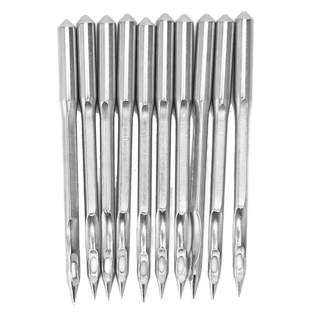 Machine à Coudre, 10 Pcs Machine à Coudre Pratique Standard Universel en Acier Robuste Aiguille de Machine à Coudre
