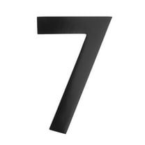 Architectural Mailboxes 3585B-7 Floating House Number 7, Black - 5 in.