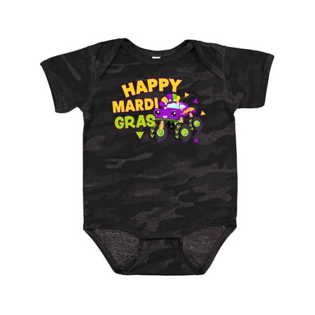 

Inktastic Happy Mardi Gras with Monster Truck Gift Baby Boy Bodysuit