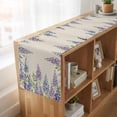 thumbnail image 6 of Table Runners 60 Inches Long Dress Scarves, Purple Flowers Farmhouse Kitchen/Dining Table Runner, Small Coffee Tablerunners, Weeping Spring Floral Rustic Pastoral 13x60 Inch, 6 of 9